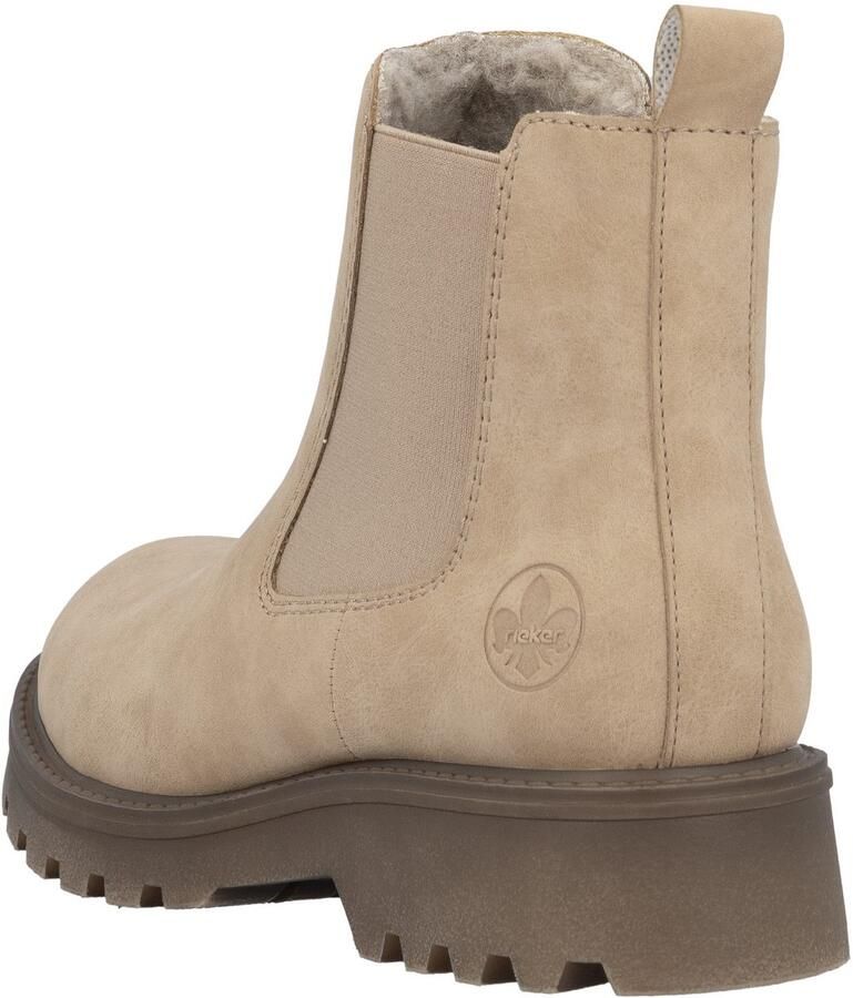 Rieker Chelsea-boots instappers enkellaars blokhak met knusse warme voering - Foto 9