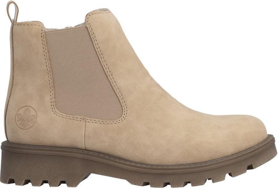 Rieker Chelsea-boots instappers enkellaars blokhak met knusse warme voering - Foto 5