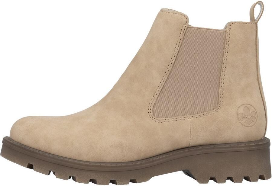 Rieker Chelsea-boots instappers enkellaars blokhak met knusse warme voering - Foto 4