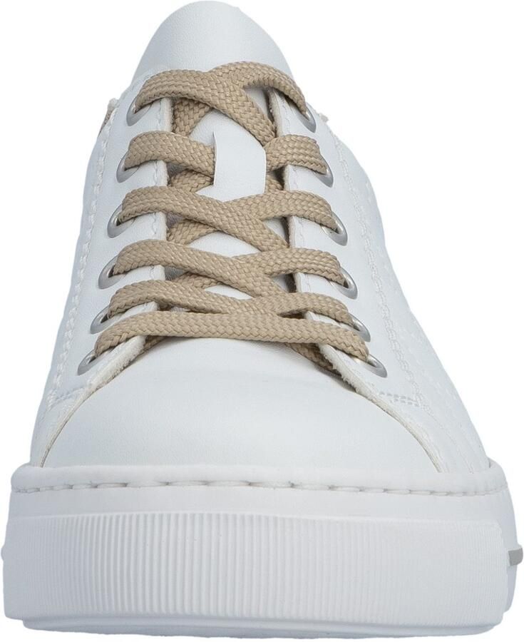 Rieker Plateausneakers harmonieuze contrastdetails vrijetijdsschoen lage schoen veterschoen - Foto 5