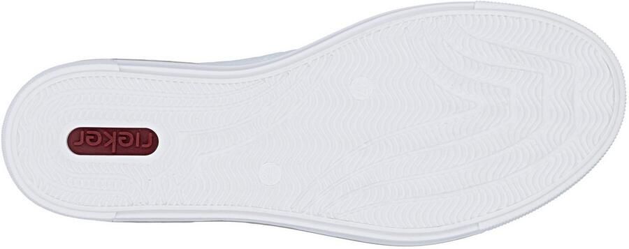 Rieker Plateausneakers harmonieuze contrastdetails vrijetijdsschoen lage schoen veterschoen - Foto 10