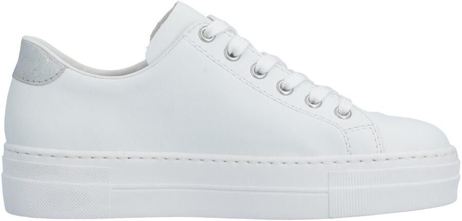 Rieker Plateausneakers met decoratieve rits aan de zijkant vrijetijdsschoen lage schoen veterschoen - Foto 8