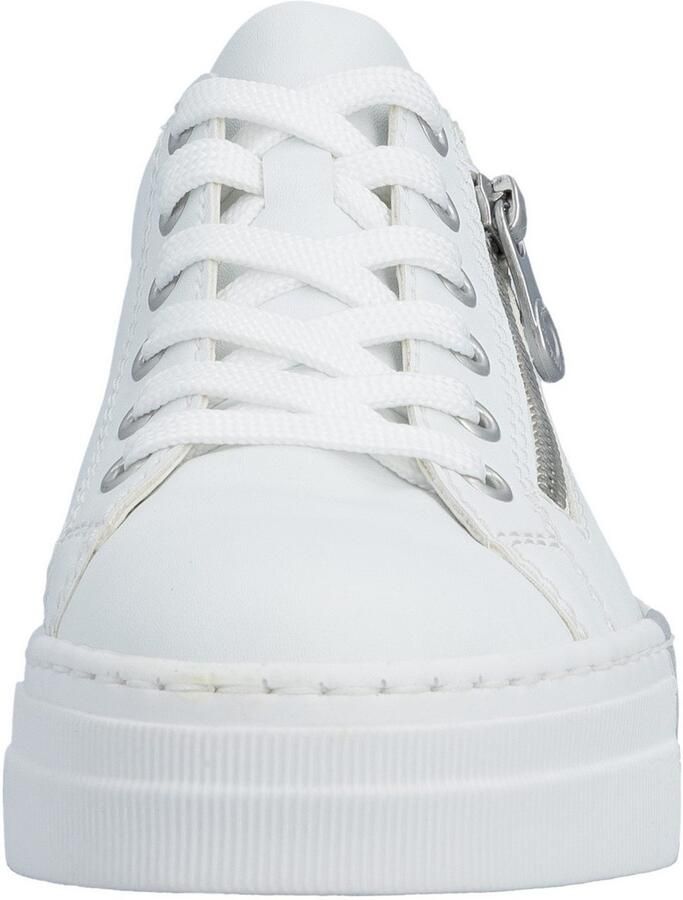 Rieker Plateausneakers met decoratieve rits aan de zijkant vrijetijdsschoen lage schoen veterschoen - Foto 4