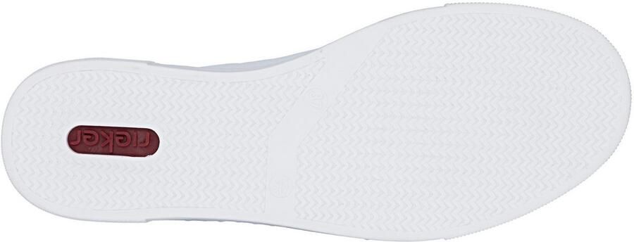 Rieker Plateausneakers met decoratieve rits aan de zijkant vrijetijdsschoen lage schoen veterschoen - Foto 9