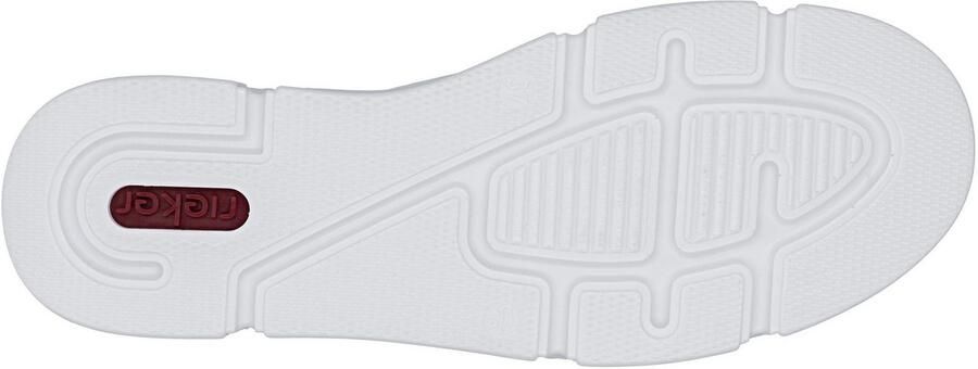 Rieker Plateausneakers met goudkleurige details vrijetijdsschoen lage schoen veterschoen - Foto 11