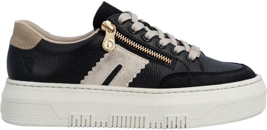 Rieker Plateausneakers veterschoenen lage schoen vrijetijdsschoen met zijrits - Foto 8