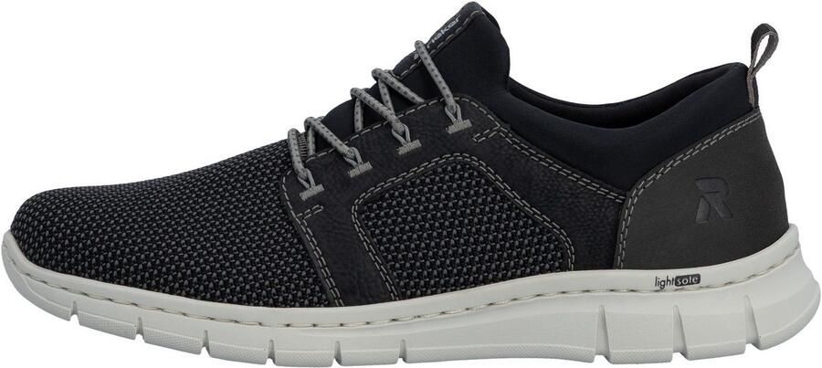 Rieker Slip-on sneakers Instapper halfhoge schoen vrijetijdsschoen met elastiek om in te stappen - Foto 7