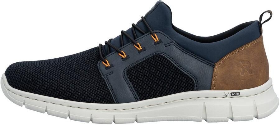 Rieker Slip-on sneakers Instapper halfhoge schoen vrijetijdsschoen met elastiek om in te stappen - Foto 7