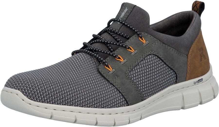 Rieker Slip-on sneakers Instapper halfhoge schoen vrijetijdsschoen met elastiek om in te stappen - Foto 2