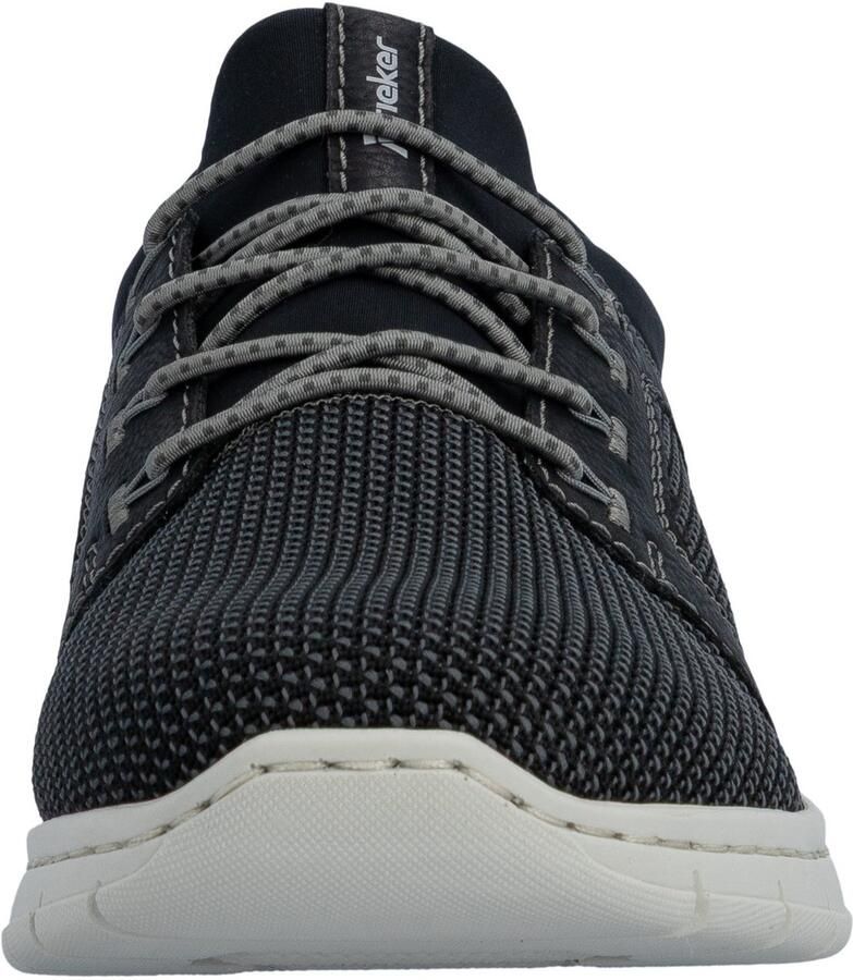 Rieker Slip-on sneakers Instapper halfhoge schoen vrijetijdsschoen met elastiek om in te stappen - Foto 5