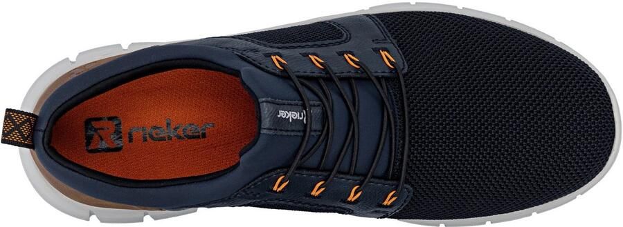 Rieker Slip-on sneakers Instapper halfhoge schoen vrijetijdsschoen met elastiek om in te stappen - Foto 10