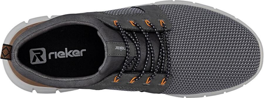 Rieker Slip-on sneakers Instapper halfhoge schoen vrijetijdsschoen met elastiek om in te stappen - Foto 10