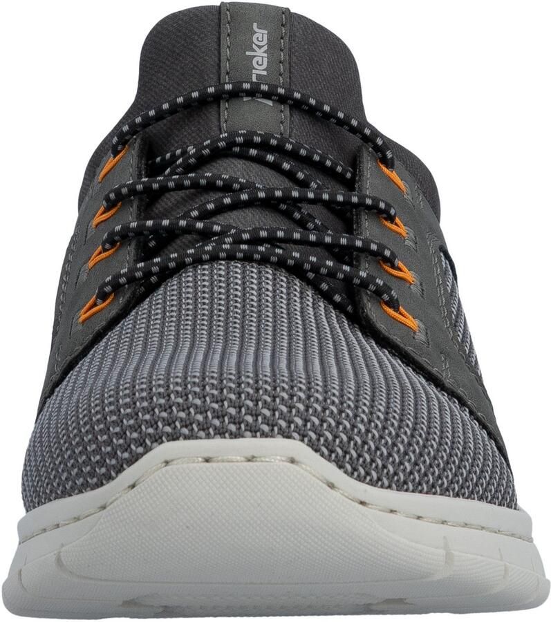 Rieker Slip-on sneakers Instapper halfhoge schoen vrijetijdsschoen met elastiek om in te stappen - Foto 4