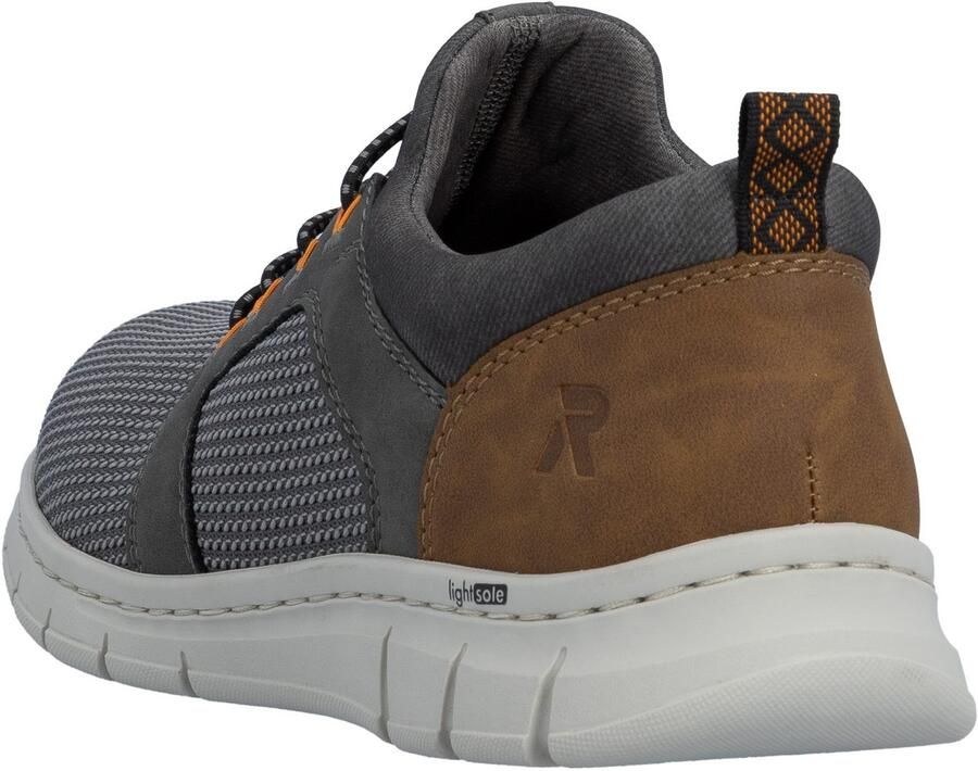 Rieker Slip-on sneakers Instapper halfhoge schoen vrijetijdsschoen met elastiek om in te stappen - Foto 6