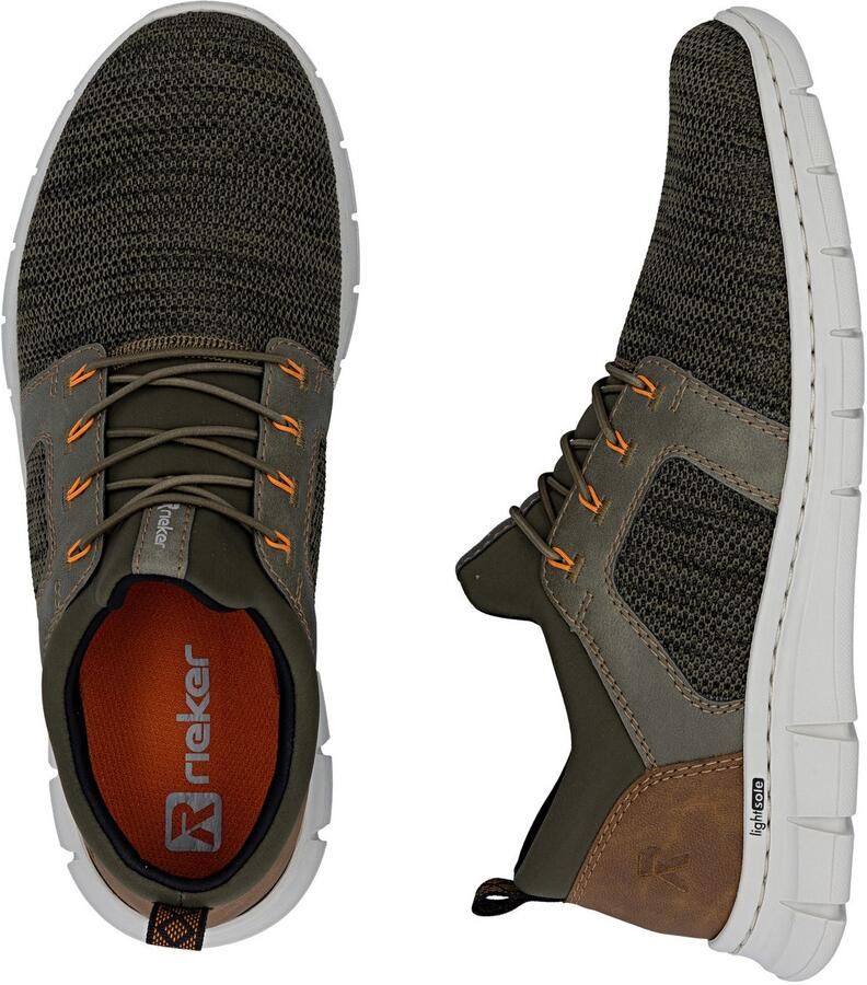 Rieker Slip-on sneakers met elastische instap - Foto 4