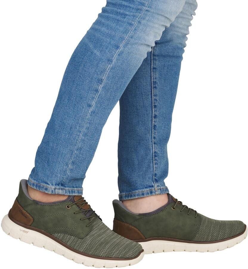 Rieker Slip-on sneakers vrijetijdsschoen lage schoen instapschoen gewatteerde hielafsluiting - Foto 2