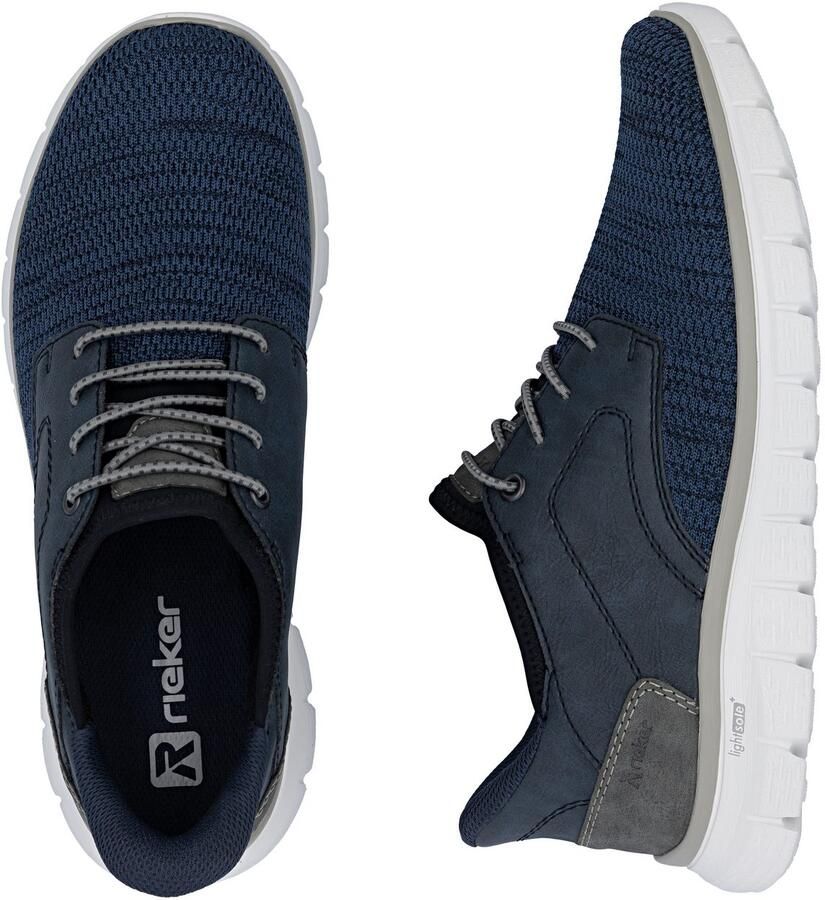 Rieker Slip-on sneakers vrijetijdsschoen lage schoen instapschoen gewatteerde hielafsluiting - Foto 4