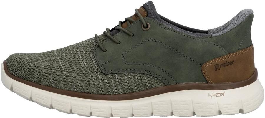 Rieker Slip-on sneakers vrijetijdsschoen lage schoen instapschoen gewatteerde hielafsluiting - Foto 7