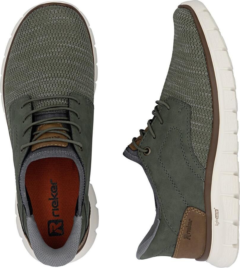 Rieker Slip-on sneakers vrijetijdsschoen lage schoen instapschoen gewatteerde hielafsluiting - Foto 3