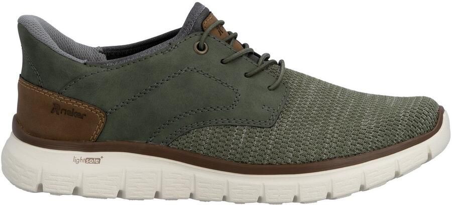 Rieker Slip-on sneakers vrijetijdsschoen lage schoen instapschoen gewatteerde hielafsluiting - Foto 6