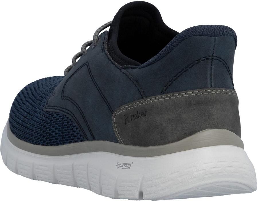 Rieker Slip-on sneakers vrijetijdsschoen lage schoen instapschoen gewatteerde hielafsluiting - Foto 6