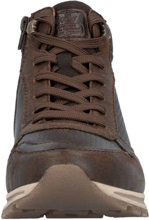 Rieker Sneakerboots Veterboots high top sneaker veterschoen met binnenritssluiting - Foto 3
