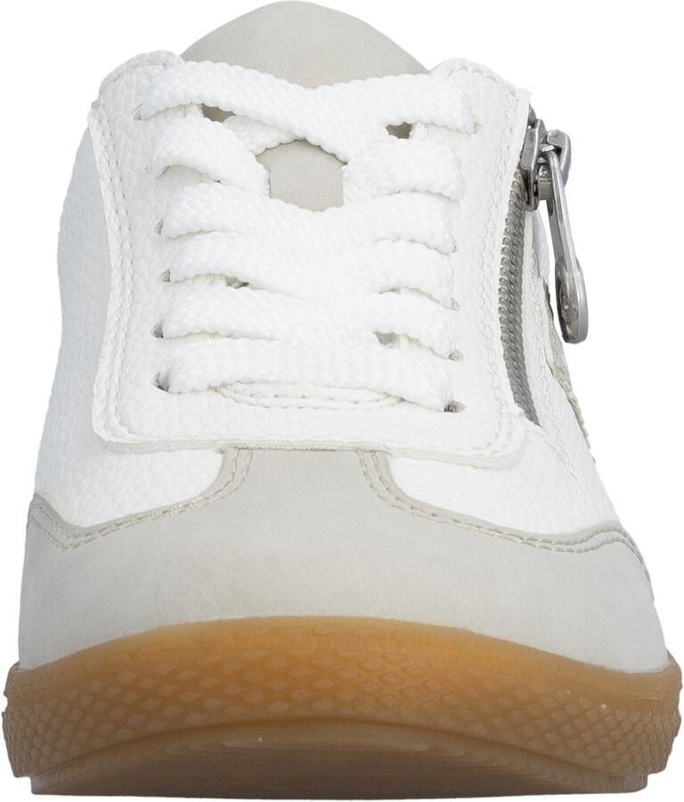 Rieker Sneakers lage schoen vrijetijdsschoen veterschoen met ritssluiting - Foto 3