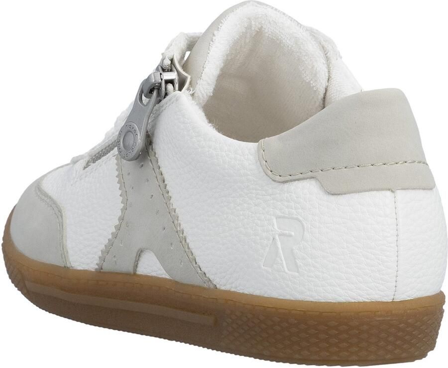 Rieker Sneakers lage schoen vrijetijdsschoen veterschoen met ritssluiting - Foto 4