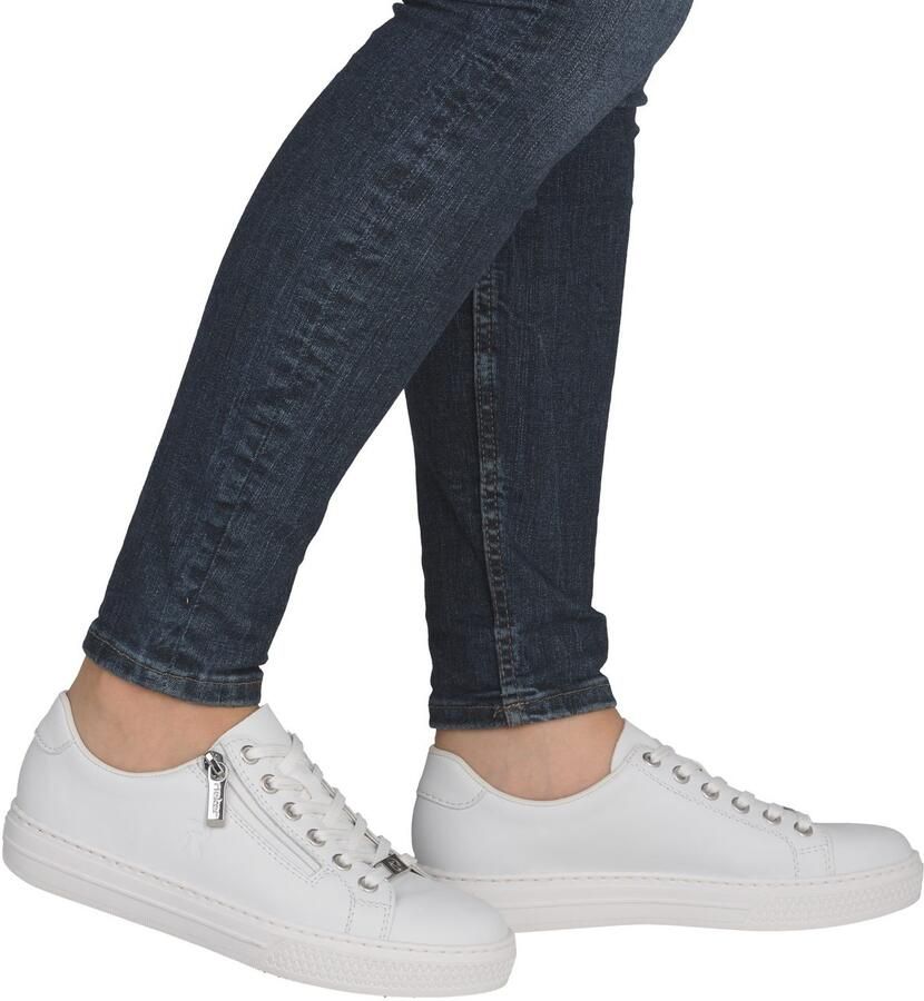 Rieker Sneakers met memosoft-binnenzool vrijetijdsschoen lage schoen veterschoen - Foto 11