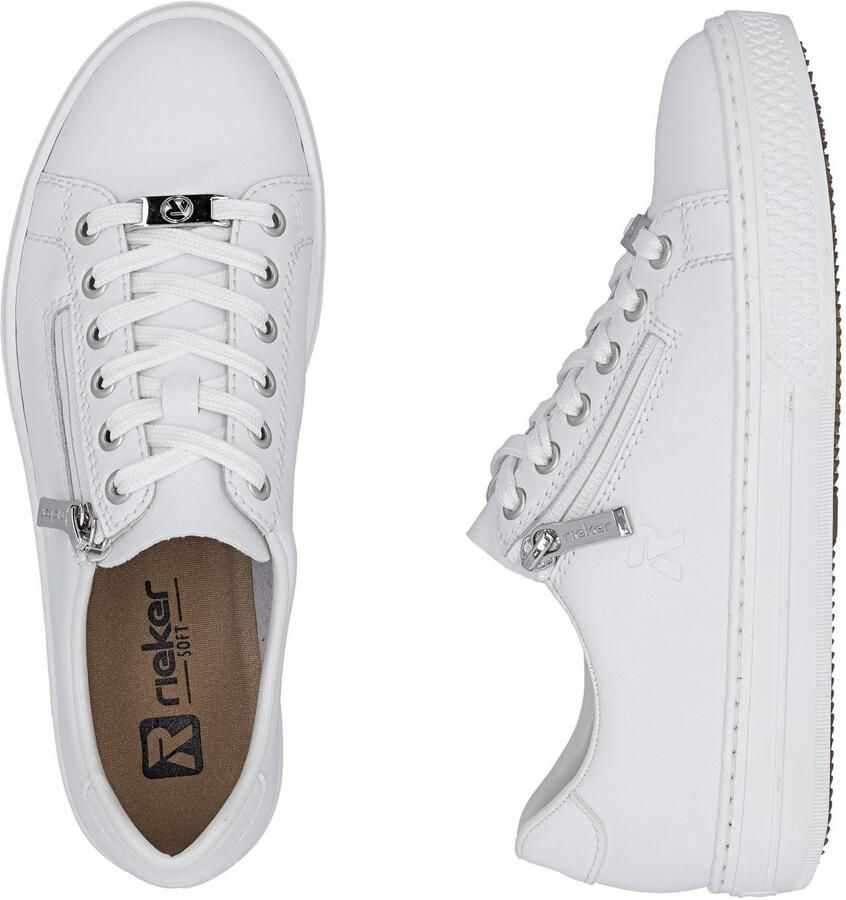 Rieker Sneakers met memosoft-binnenzool vrijetijdsschoen lage schoen veterschoen - Foto 10