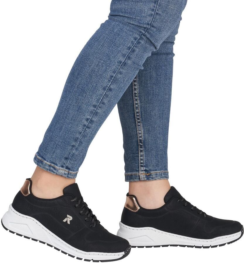 Rieker Sneakers met memosoft-binnenzool vrijetijdsschoen lage schoen veterschoen - Foto 2