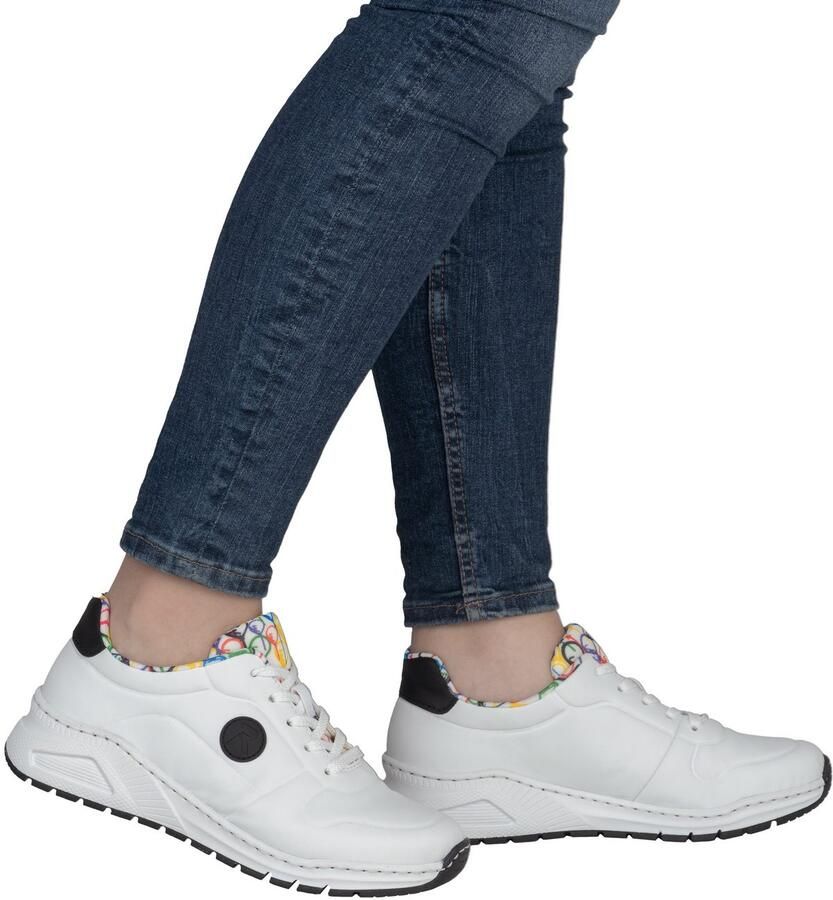 Rieker Sneakers met memosoft-binnenzool vrijetijdsschoen lage schoen veterschoen - Foto 4