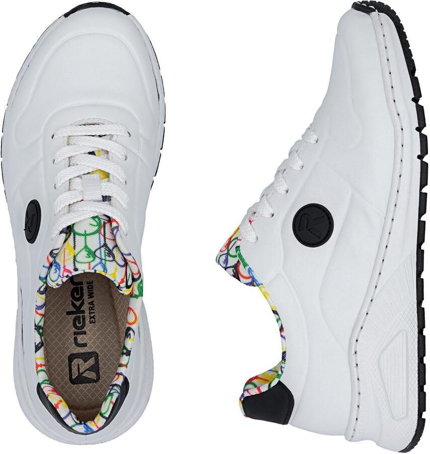 Rieker Sneakers met memosoft-binnenzool vrijetijdsschoen lage schoen veterschoen - Foto 3