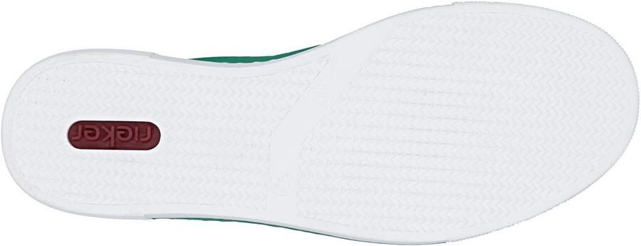 Rieker Sneakers vrijetijdsschoen lage schoen veterschoen met plateauzool - Foto 10