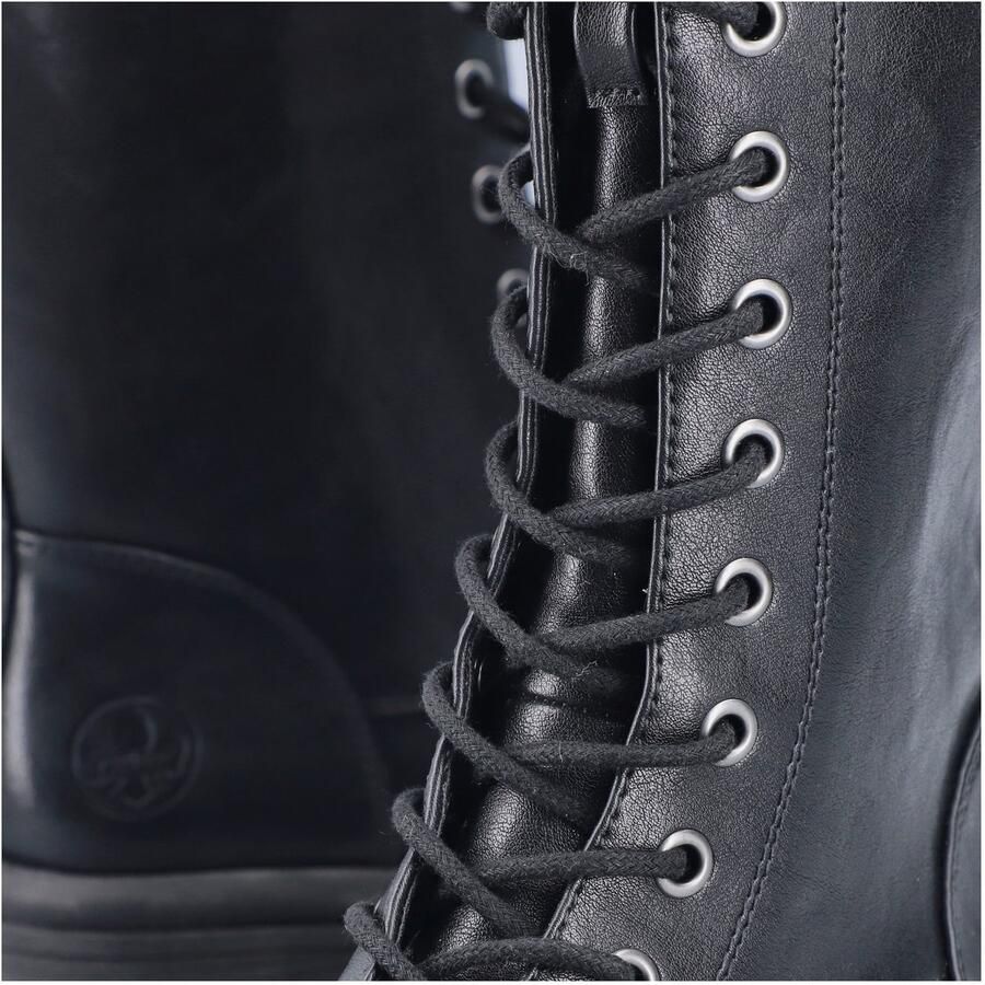 Rieker Veterlaarzen Veterboots met ritssluiting en robuuste profielzool - Foto 2