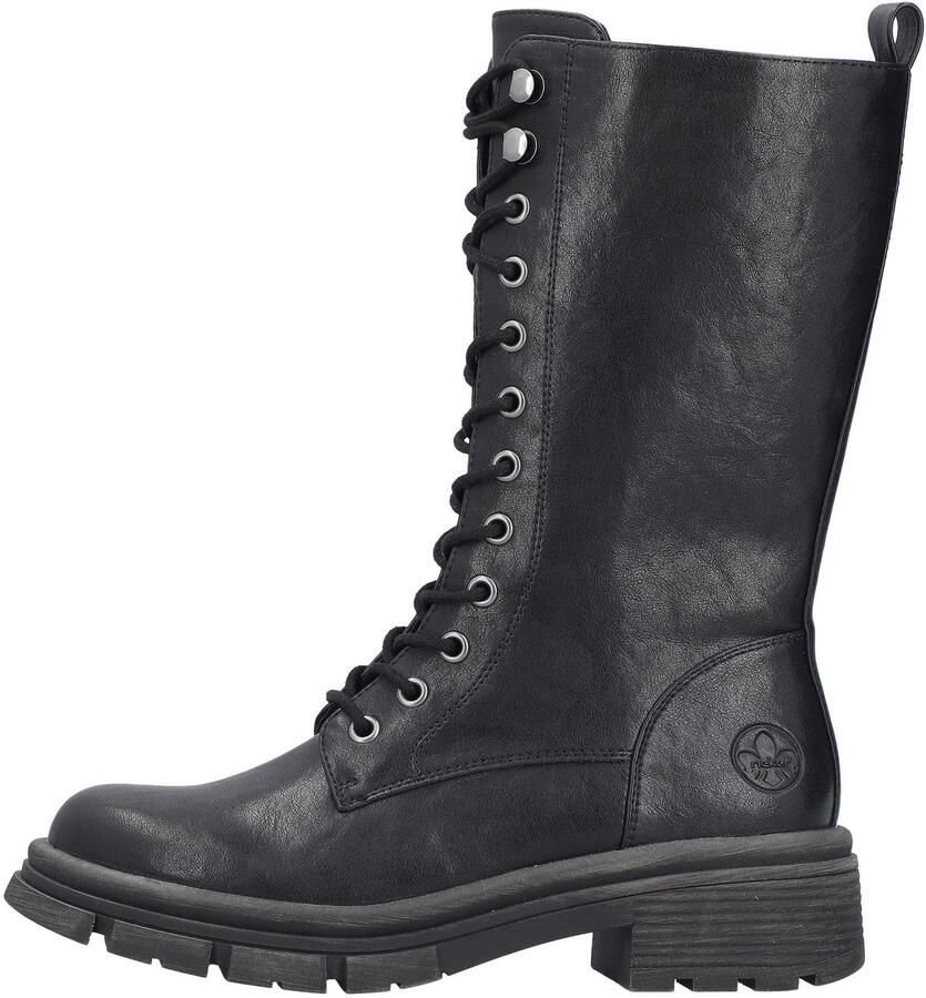Rieker Veterlaarzen Veterboots met ritssluiting en robuuste profielzool - Foto 4