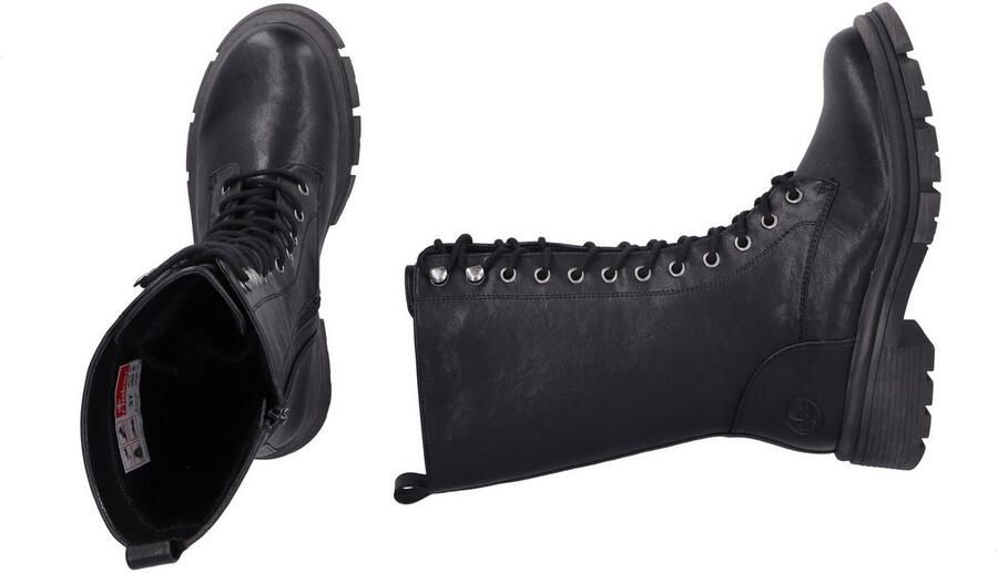 Rieker Veterlaarzen Veterboots met ritssluiting en robuuste profielzool - Foto 7