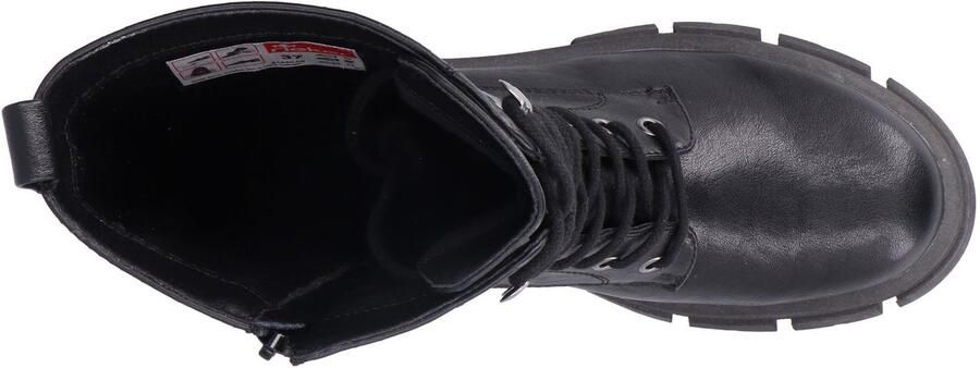 Rieker Veterlaarzen Veterboots met ritssluiting en robuuste profielzool - Foto 10
