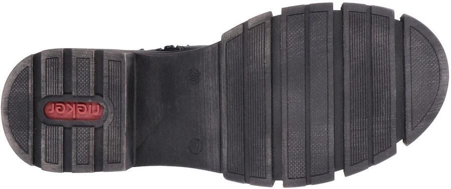 Rieker Veterlaarzen Veterboots met ritssluiting en robuuste profielzool - Foto 9