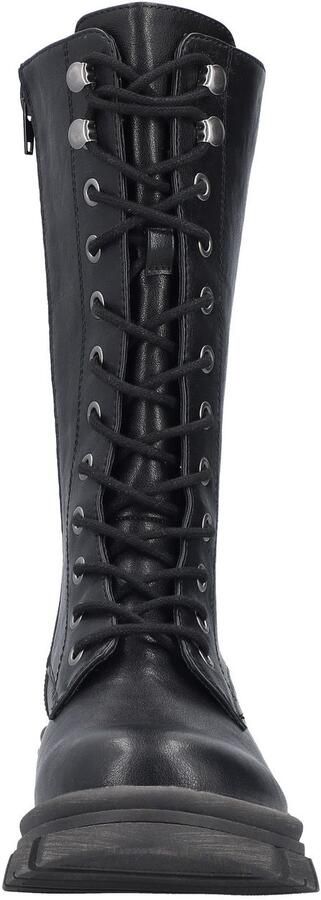 Rieker Veterlaarzen Veterboots met ritssluiting en robuuste profielzool - Foto 11