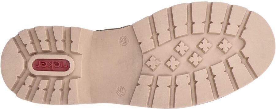 Rieker Veterschoenen Veterenkellaars boots blokhak met profielzool - Foto 10