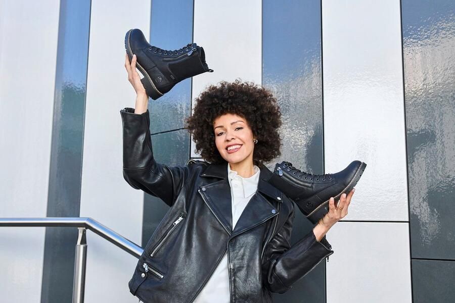 Rieker Winterlaarsjes Winterlaarzen veterlaarzen met waterafstotend TEX-membraan - Foto 7