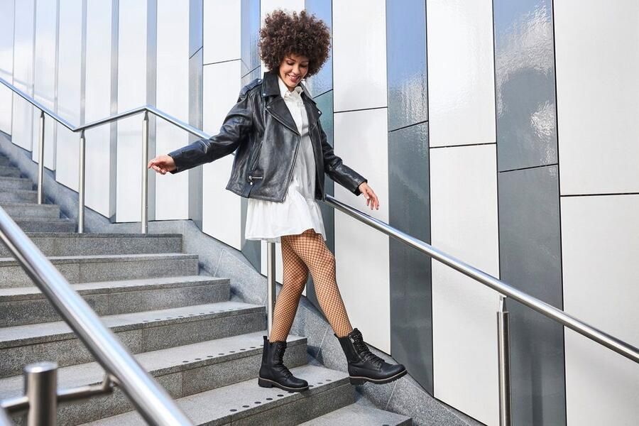 Rieker Winterlaarsjes Winterlaarzen veterlaarzen met waterafstotend TEX-membraan - Foto 8