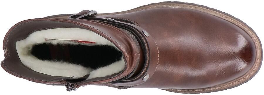 Rieker Winterlaarsjes Boots blokhak met sierbandjes op de slouchy schacht - Foto 11