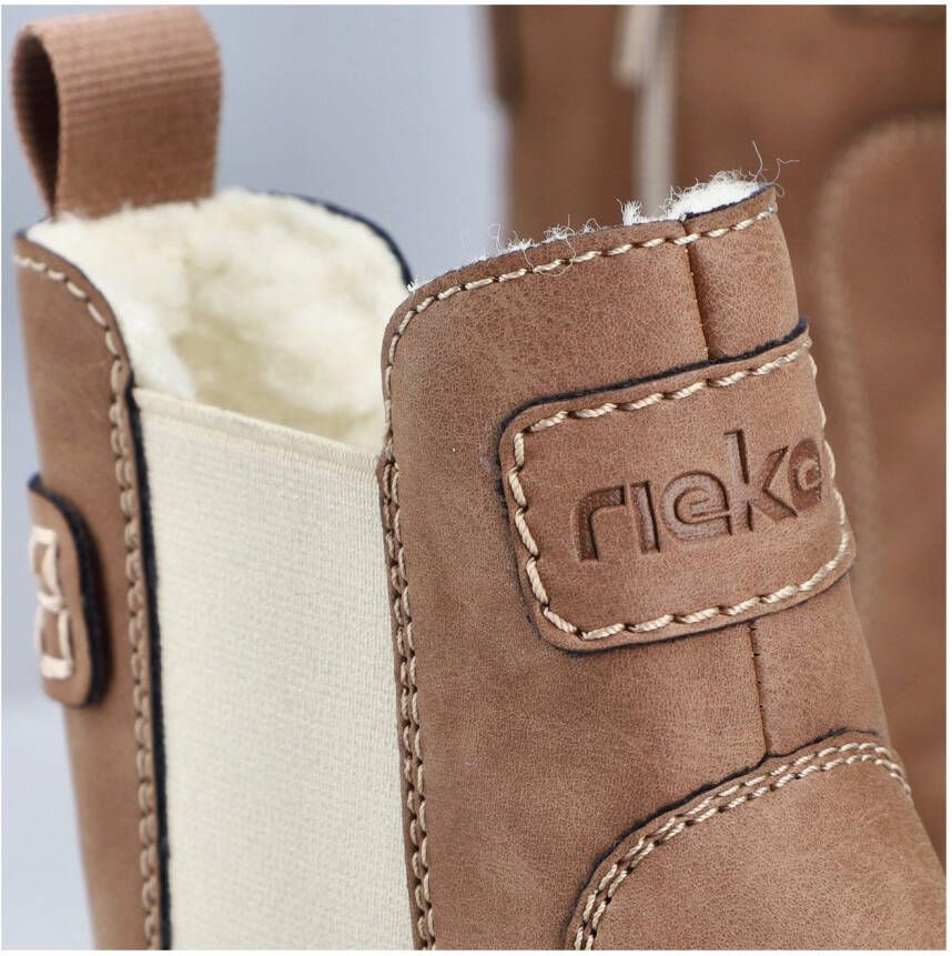 Rieker Winterlaarzen Chelseaboots plateauboots enkellaars met ritssluiting aan de binnenkant - Foto 3