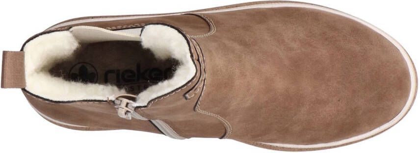 Rieker Winterlaarzen Chelseaboots plateauboots enkellaars met ritssluiting aan de binnenkant - Foto 12