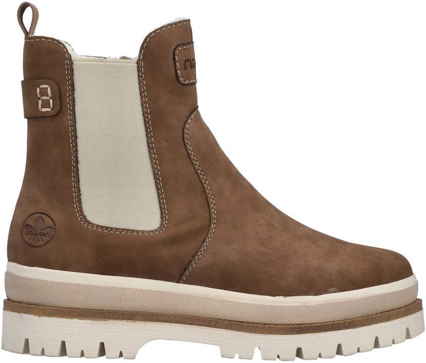 Rieker Winterlaarzen Chelseaboots plateauboots enkellaars met ritssluiting aan de binnenkant - Foto 5