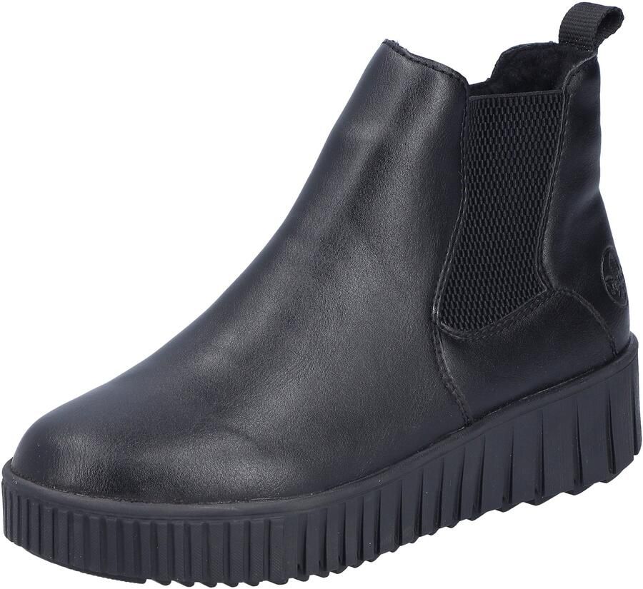 Rieker Winterlaarzen Chelseaboots plateausneaker enkellaars ritssluiting en stretch - Foto 9
