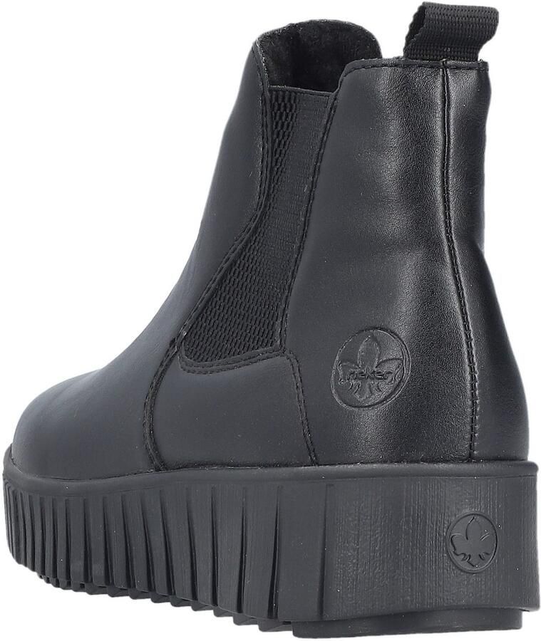 Rieker Winterlaarzen Chelseaboots plateausneaker enkellaars ritssluiting en stretch - Foto 3