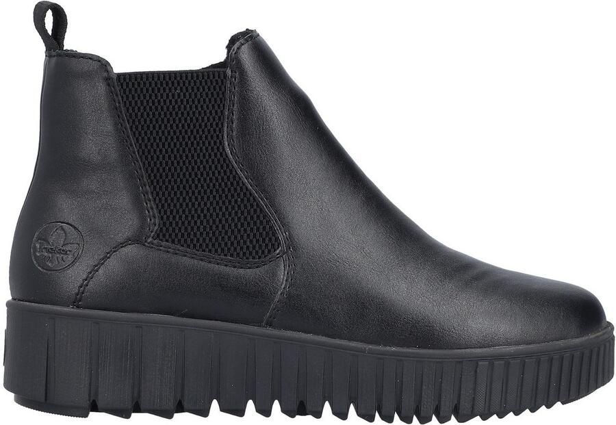 Rieker Winterlaarzen Chelseaboots plateausneaker enkellaars ritssluiting en stretch - Foto 4